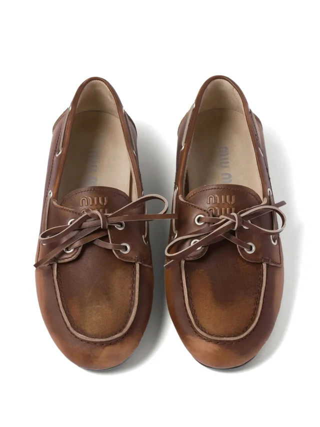 Miu Miu Lace-up loafers, photo 4 of 4 from SENSER
