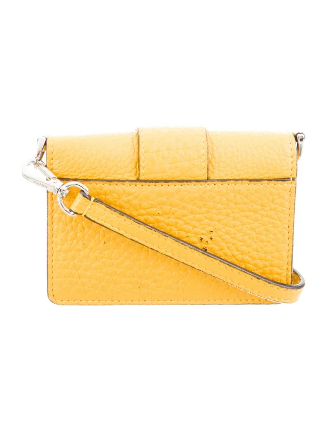 Fendi handbags, wallets & cases in yellow Leather from The RealReal, photo 2 of 3