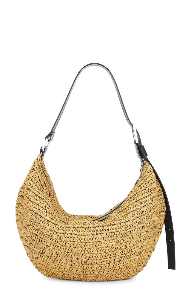 ALLSAINTS Luna Paper Shoulder Bag in Biscuit Brown, photo 2 of 4 from REVOLVE (Canada)