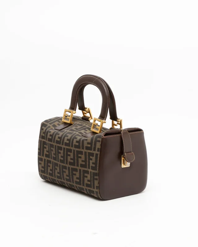 Fendi Zucca Boston Bag in Canvas from A Retro Tale, photo 2 of 8