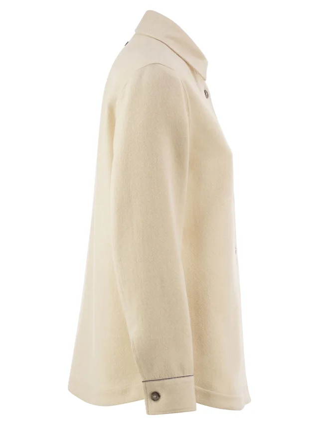 Peserico Button-front long-sleeve casual shirt-style jacket, photo 2 of 4 from SENSER