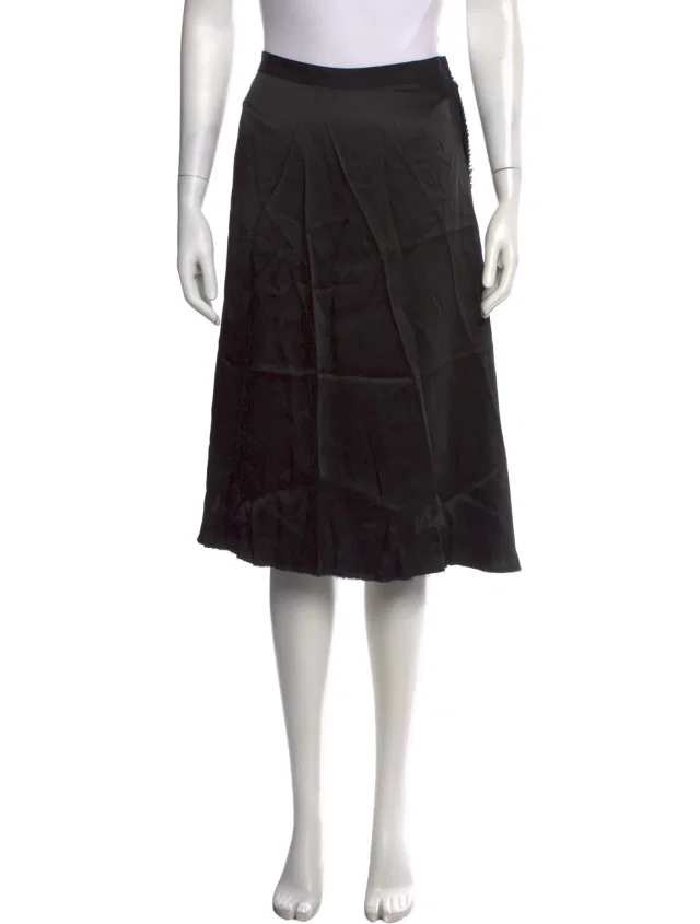 Lanvin Midi Length Skirt in black from The RealReal