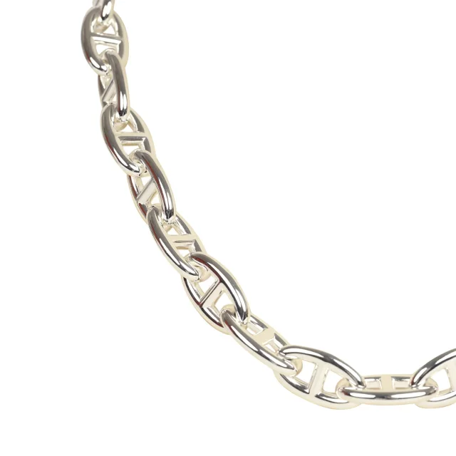 Hermès Chaine D'Ancre Necklace GM 29 Link Sterling Silver in Silver from Madison Avenue Couture, photo 8 of 10
