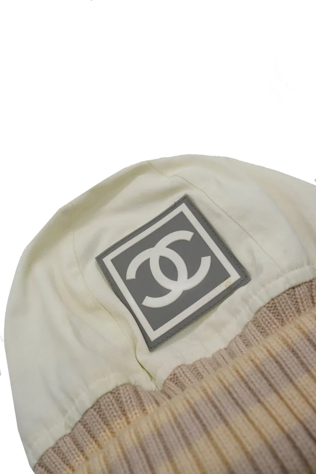 Chanel 00A Beanie Cap in Nylon from Luxury Promise, photo 2 of 3