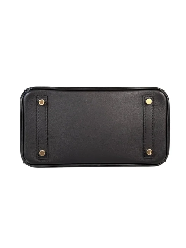 Hermès Birkin 25cm Black in Swift with GHW - A Stamp in Black Swift leather from Luxury Promise, photo 2 of 2