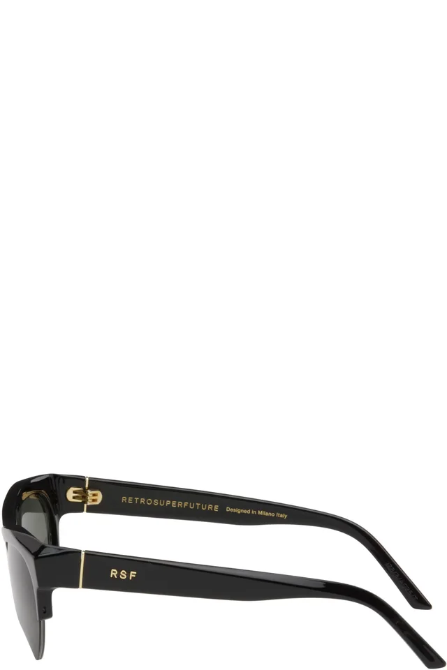 RETROSUPERFUTURE Black Ora Sunglasses, photo 3 of 4 from SSENSE
