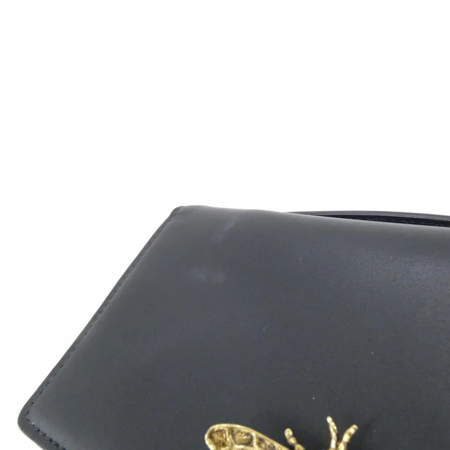Dior Pouch in BLACK / GOLD metal fittings leather from KOMEHYO, photo 4 of 8