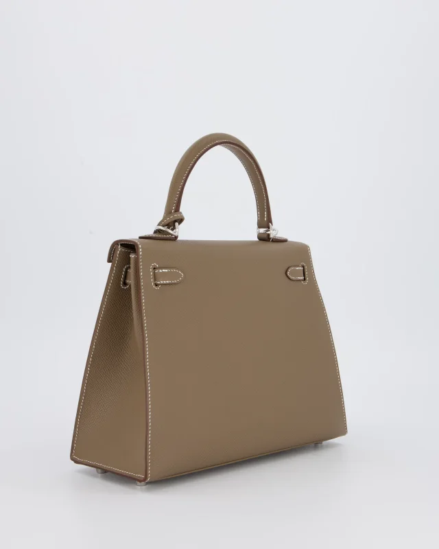 Hermès Kelly 25 Sellier Bag in Taupe Epsom leather from Sellier, photo 6 of 20