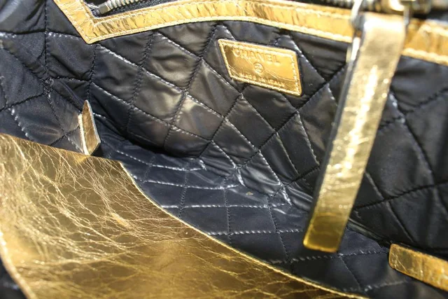 Chanel Votez Coco Gold O-Case Zip Clutch in Gold Leather from Bagriculture