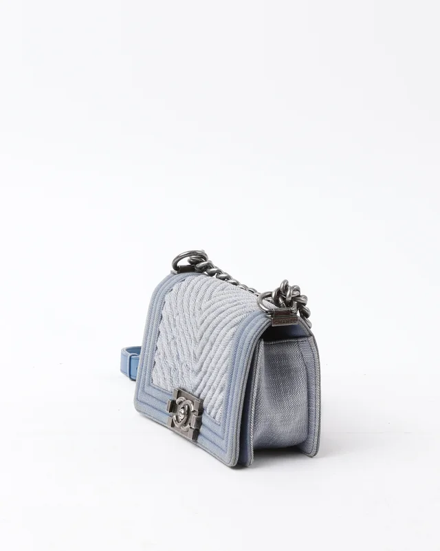 Chanel Small Denim Boy Bag in Denim from A Retro Tale, photo 2 of 9