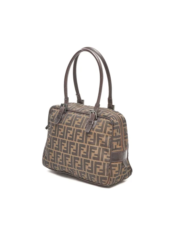 Fendi Zucca Shoulder Bag in Canvas from A Retro Tale, photo 2 of 9