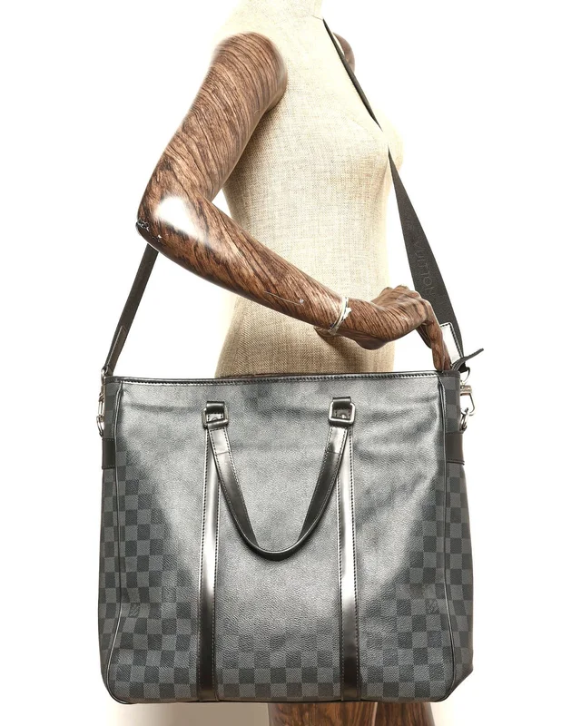 Louis Vuitton Damier Graphite Tadao Bag in Grey Canvas from A Retro Tale, photo 10 of 10