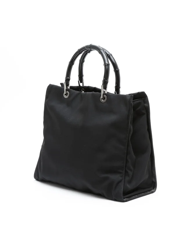 Gucci Bamboo Tote Bag in Canvas from A Retro Tale, photo 3 of 9