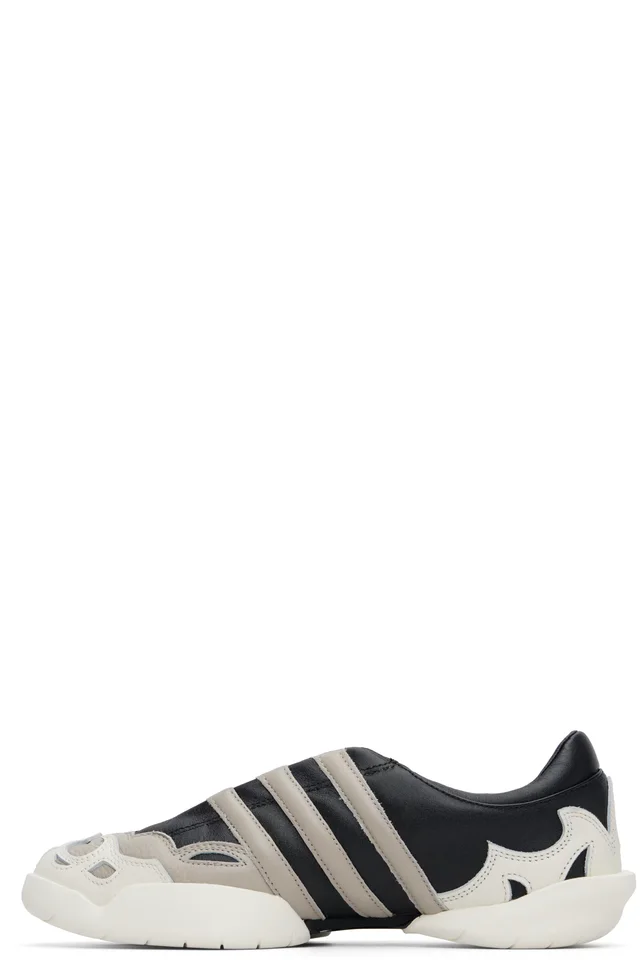 Y-3 Black & Gray Regu Mary Jane Sneakers, photo 3 of 5 from SSENSE