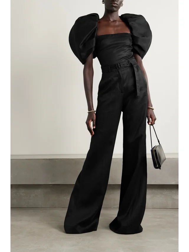GABRIELA HEARST Ceri linen top in Black, photo 2 of 2 from NET-A-PORTER (Canada)