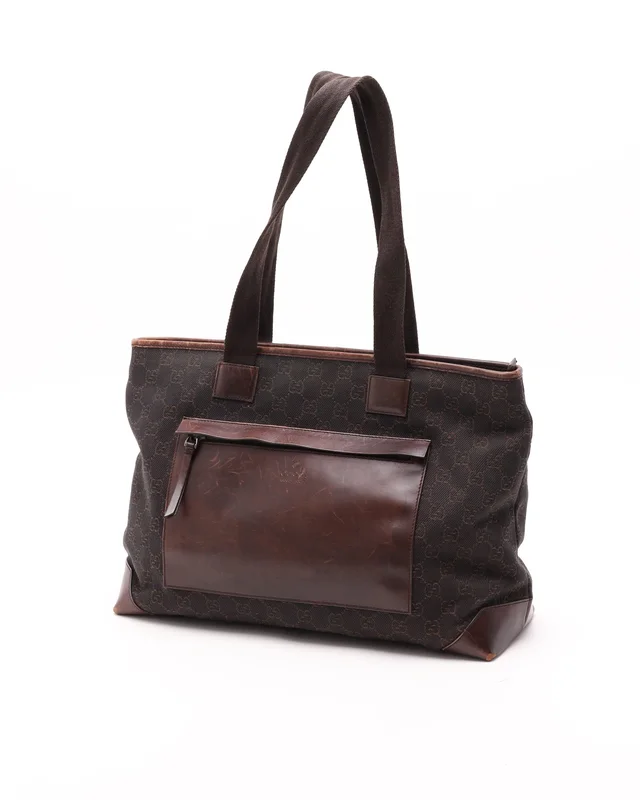 Gucci GG Tote Bag in Canvas from A Retro Tale, photo 2 of 11