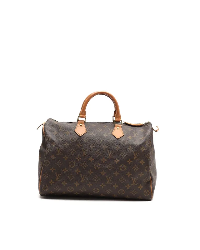 Louis Vuitton Monogram Speedy 35 Bag in Coated canvas from A Retro Tale