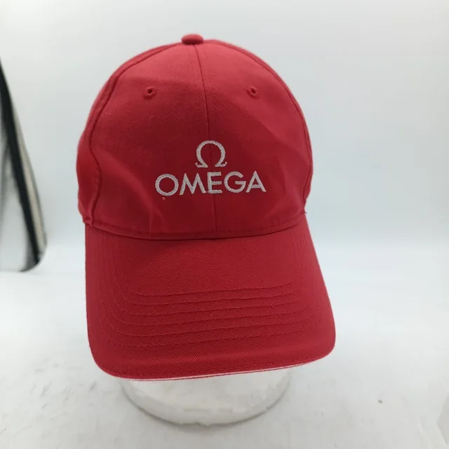 Omega Embroidered Logo Baseball Cap Adjustable Hat Switzerland #5 in red from Poshmark