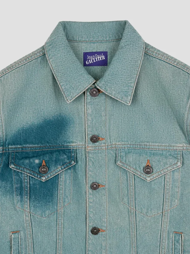 Jean Paul Gaultier Long-sleeve denim jacket, photo 2 of 3 from SENSER