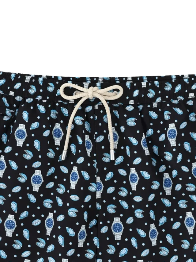 MC2 Saint Barth graphic-print drawstring swim shorts, photo 2 of 2 from FARFETCH