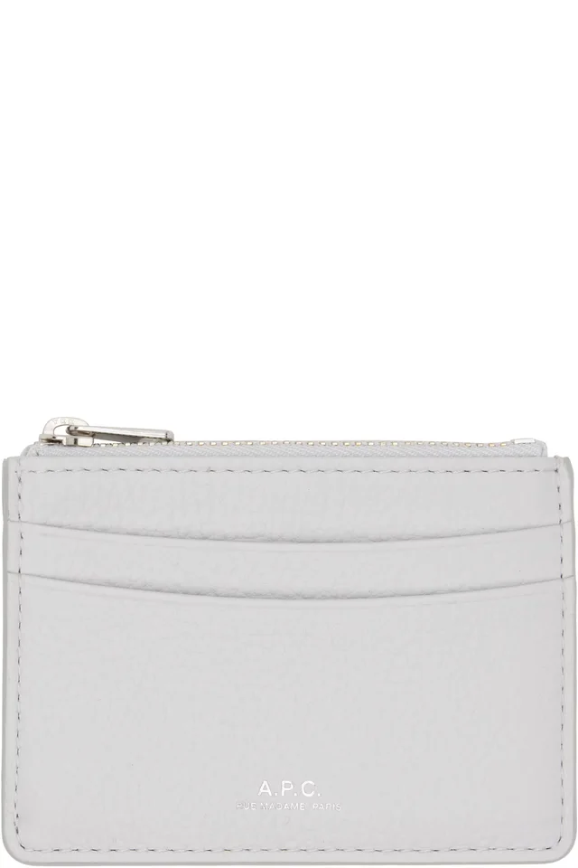 A.P.C. Gray Paris Card Holder, image 1 of 1 from SSENSE