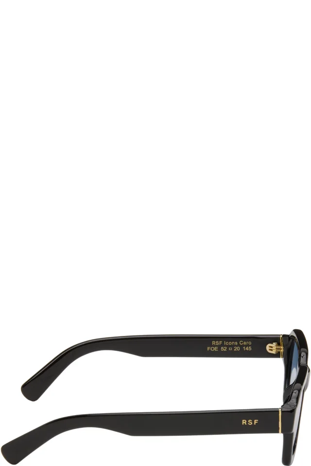 RETROSUPERFUTURE Black Caro Sunglasses, photo 2 of 4 from SSENSE