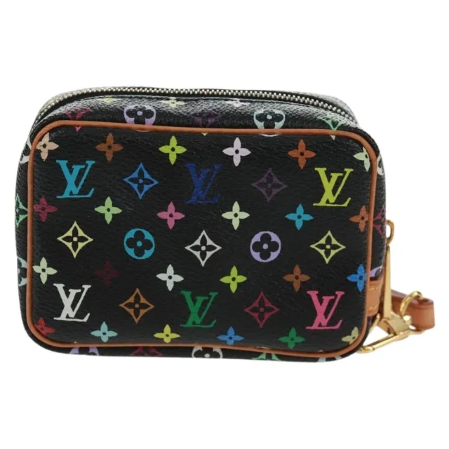 Louis Vuitton Wapity Trousse Monogram Multicolor Black Canvas Bag in Black Canvas from HEWI, photo 2 of 20