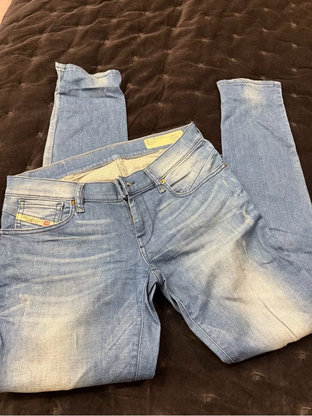 Diesel Light Blue Skinny Jeans in blue Denim from Poshmark