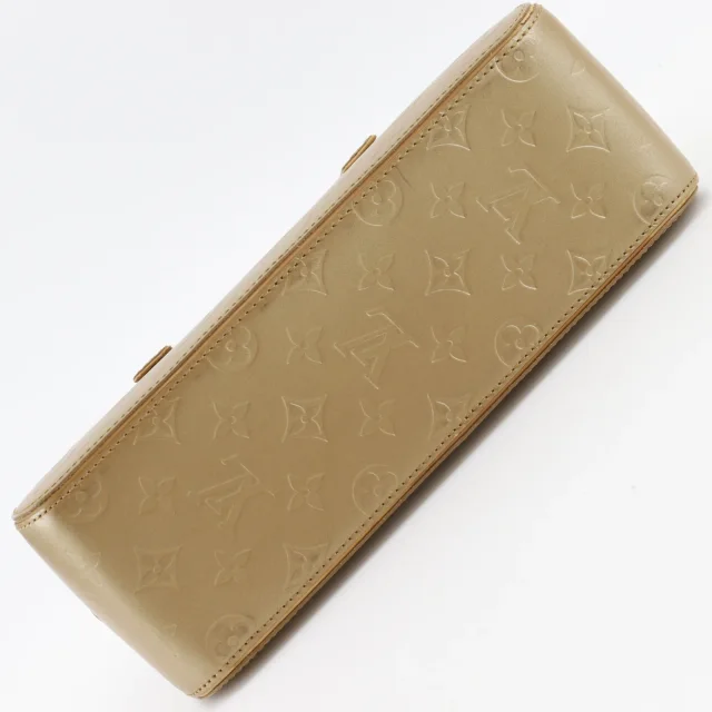 Louis Vuitton Shelton Monogram Mat Handbag in Rose Gold from LuxUness, photo 9 of 20