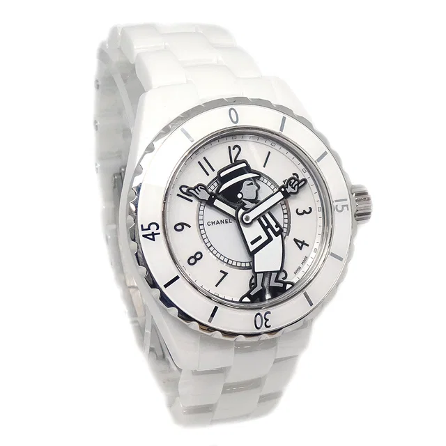 Chanel 2017 Mademoiselle J12 38mm 555 Pieces Limited in Ceramic from AMORE Vintage Tokyo