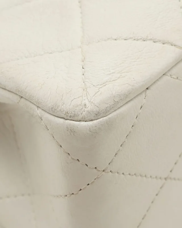Chanel Classic Square Single Flap Bag in Woven leather from A Retro Tale, photo 8 of 12