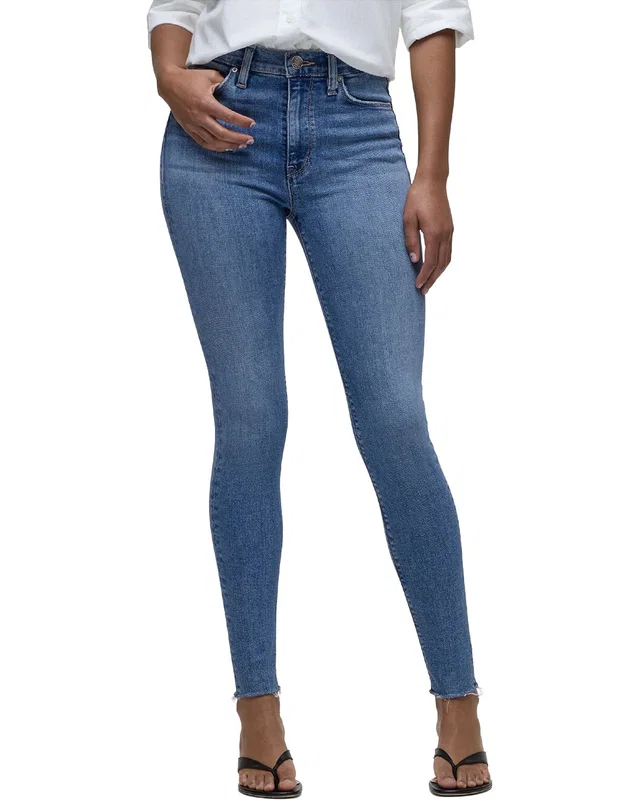 HUDSON Jeans Barbara High-Rise Super Skinny Ankle Jean in //asset2.ruecdn.com/images/sw/141568/1415685648_RLSW_red multi.jpg, image 1 of 1 from Rue La La