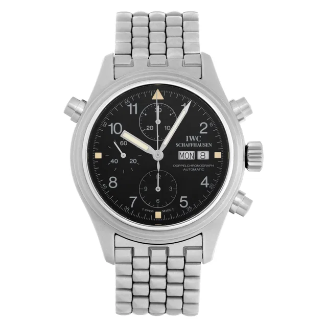 IWC Pilots Chronograph "Doppel Rattrapante" 42mm 3713 in Stainless Steel from Gray And Sons