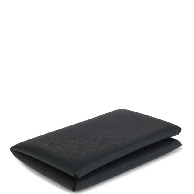 Hermès Calvi Card Holder New Bleu Ocean Evercolor Palladium Hardware in Blue Leather from Madison Avenue Couture, photo 6 of 8