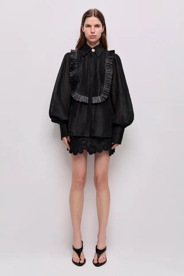 AJE Perilla Shirt in Black from Aje, photo 1 of 1