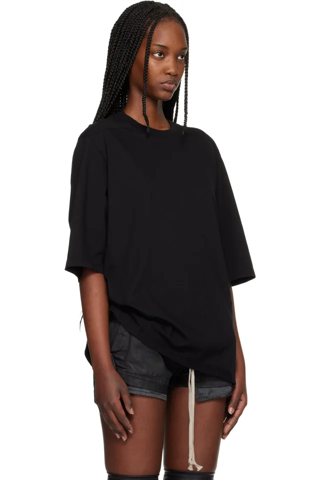 Rick Owens DRKSHDW Black Temple Walrus T-shirt, photo 2 of 4 from SSENSE