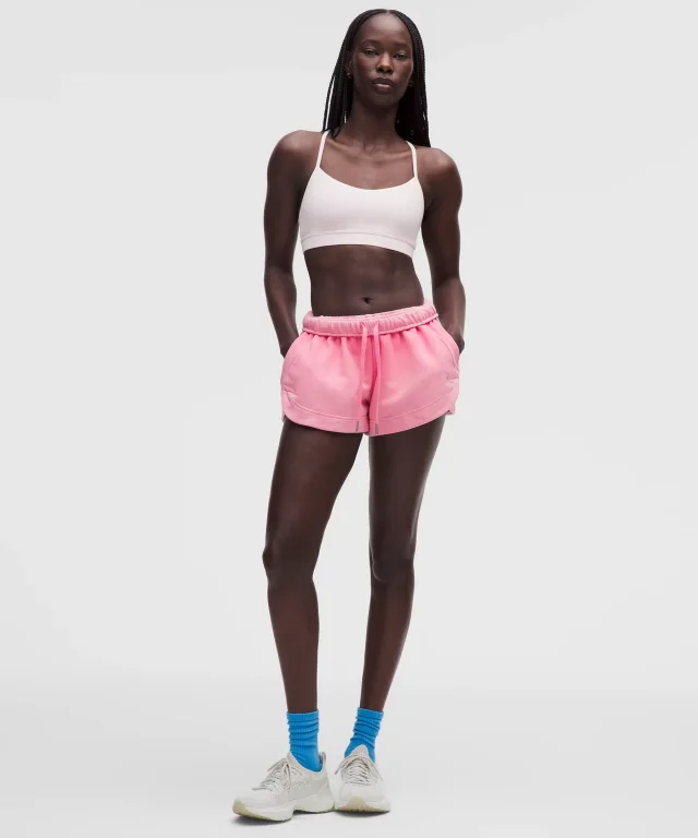 lululemon Scuba Oversized Mid-Rise Dolphin-Hem Short 3" *Wash in Ombre Dye Strawberry Multi, photo 6 of 6 from lululemon