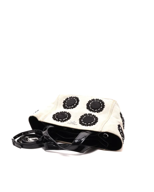 Prada Canapa Mistolino Tote Bag in Patent leather from A Retro Tale, photo 4 of 8