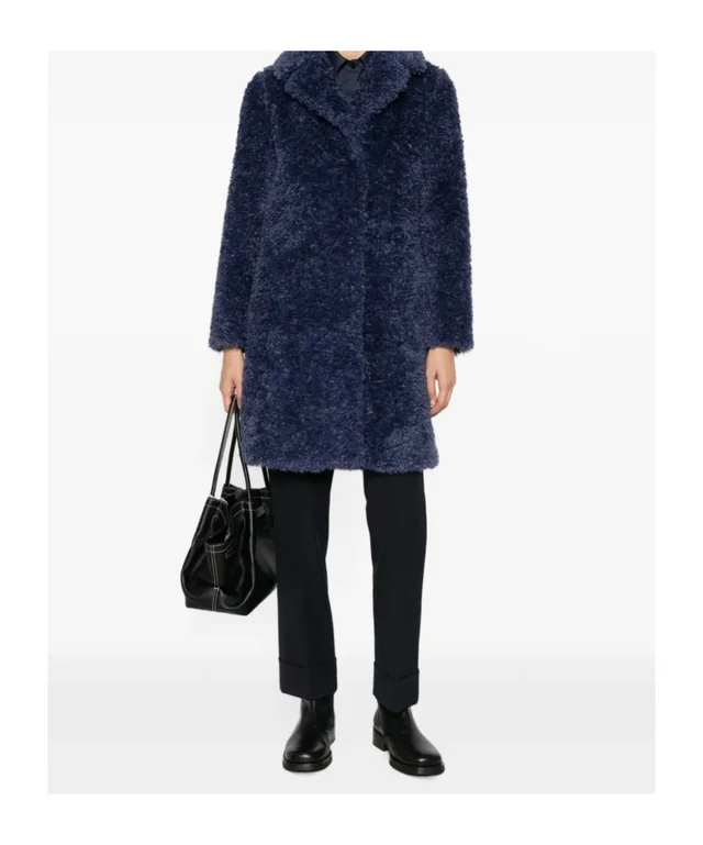 Herno textured-finish notched-lapel coat, photo 4 of 7 from SENSER