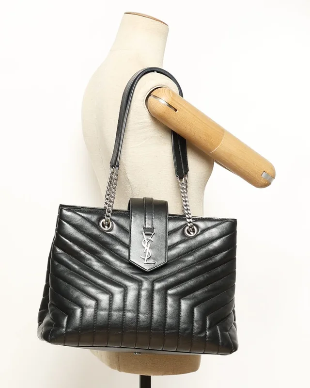 Saint Laurent LouLou Y Large Tote Bag in Leather from A Retro Tale, photo 9 of 9