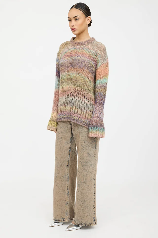 Acne Studios Acid Wash 2022F Jeans in Leather from VSP Consignment