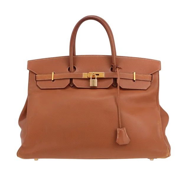 Hermès Birkin 40 cm handbag in Gold Leather from Collector Square, photo 2 of 6