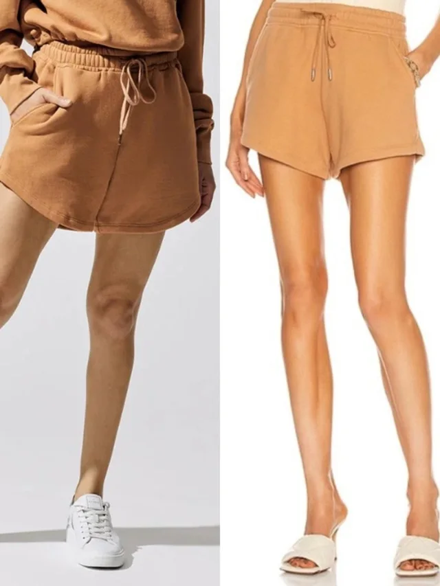 Jonathan Simkhai Standard Evie Shorts Cashew Organic Cotton Relaxed in brown|red|neutral from Poshmark