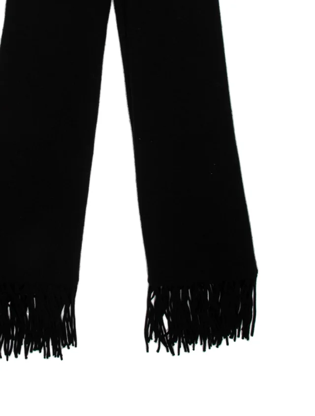 Khaite Wool Scarf in black Wool from The RealReal, photo 2 of 3