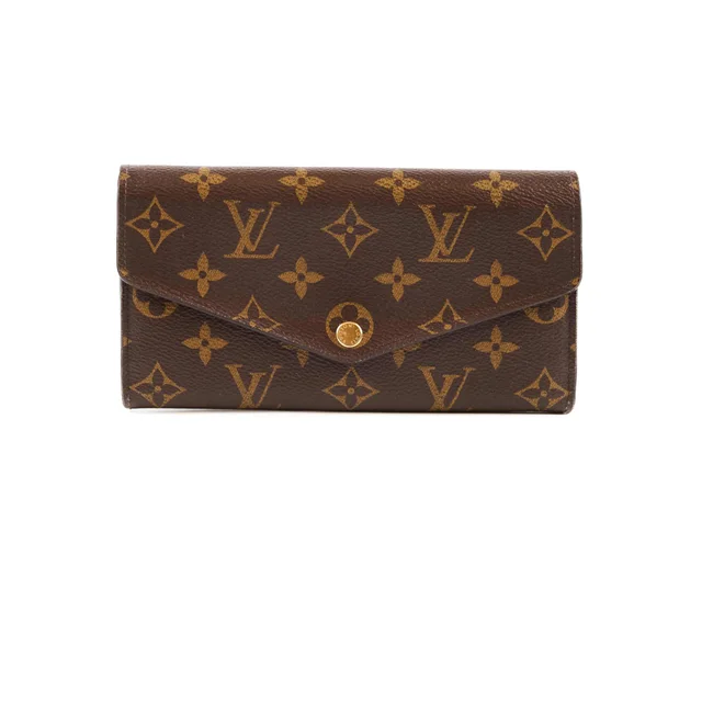 Louis Vuitton Sarah Wallet Monogram Rose Ballerine in Pink Canvas from The Purse Affair