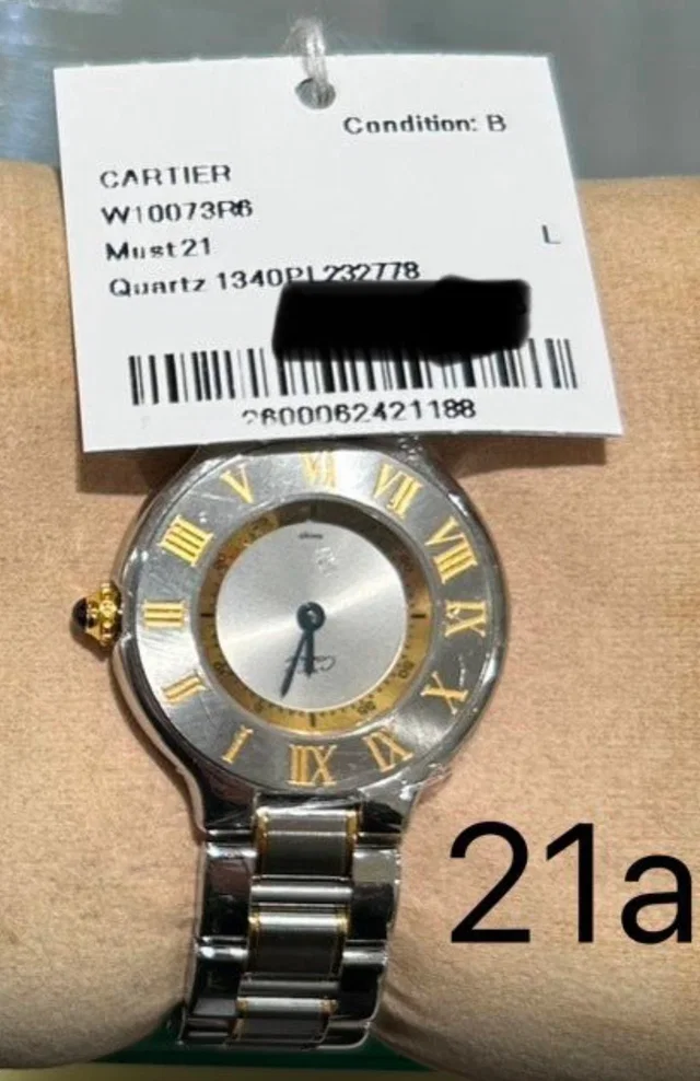 Cartier Must 21 Quartz 1340PL232778 from Luxury Promise