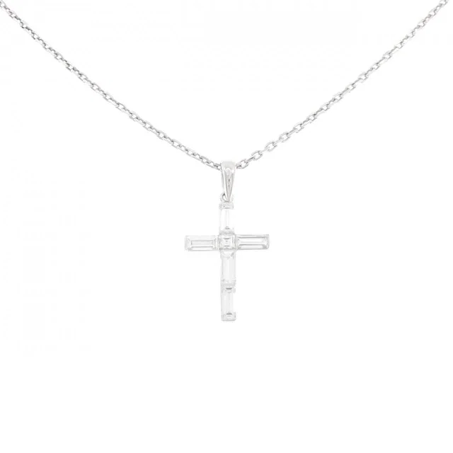 Boucheron Diane 750 White Gold Diamond Necklace in White from LuxUness