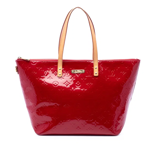 Red Louis Vuitton Monogram Vernis Bellevue GM Tote Bag in Red Leather from Designer Revival, photo 1 of 1