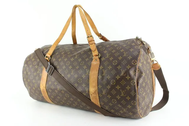 Louis Vuitton XL Monogram Sac Polochon 70 Keepall Bandoulière in Canvas from Bagriculture