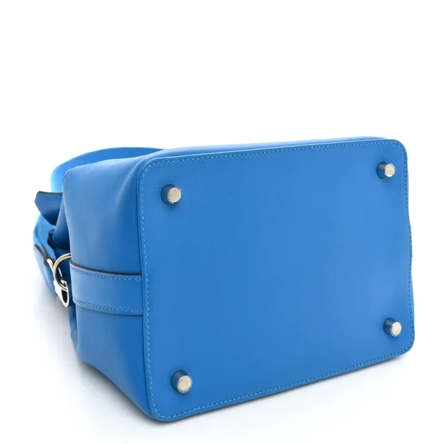 Hermès Swift Toolbox 20 Bleu Hydra in Blue Swift leather from FASHIONPHILE, photo 4 of 10